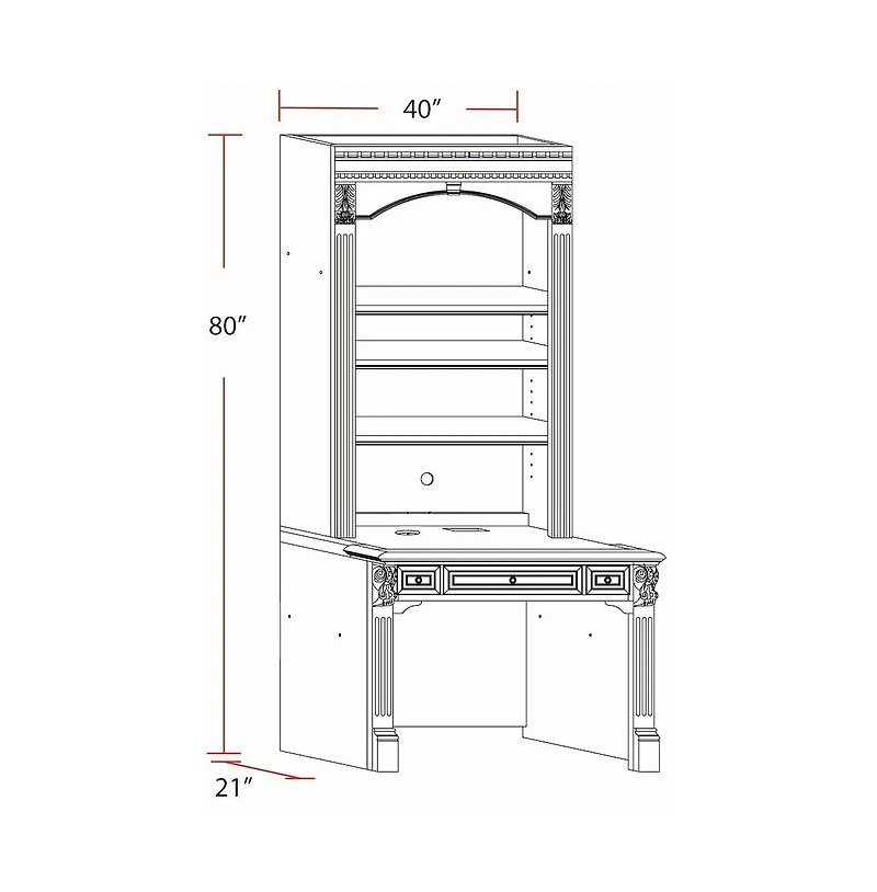 Parker House Furniture Parker House Huntington Library Desk