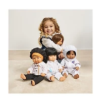 Miniland Careers Collection - Farmer Doll Outfit with Overalls & Hat for 15" Baby Dolls