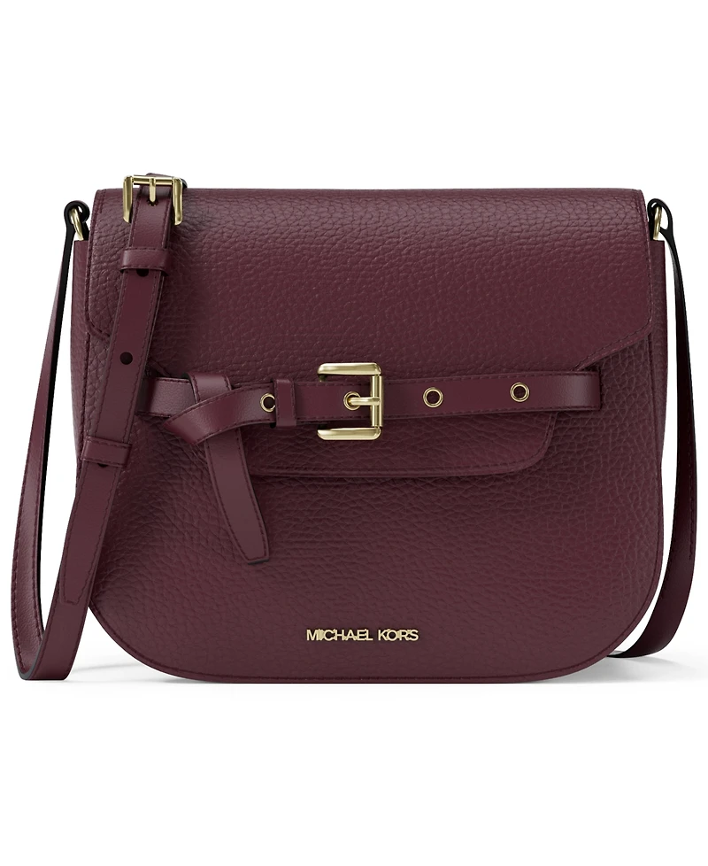 Michael Michael Kors Emilia Small Slip Pockets Saddle Crossbody Bag