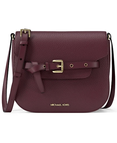 Michael Michael Kors Emilia Small Slip Pockets Saddle Crossbody Bag