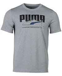 Puma Men's Printed Basket Short Sleeve T-Shirt