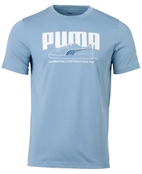 Puma Men's Printed Basket Short Sleeve T-Shirt