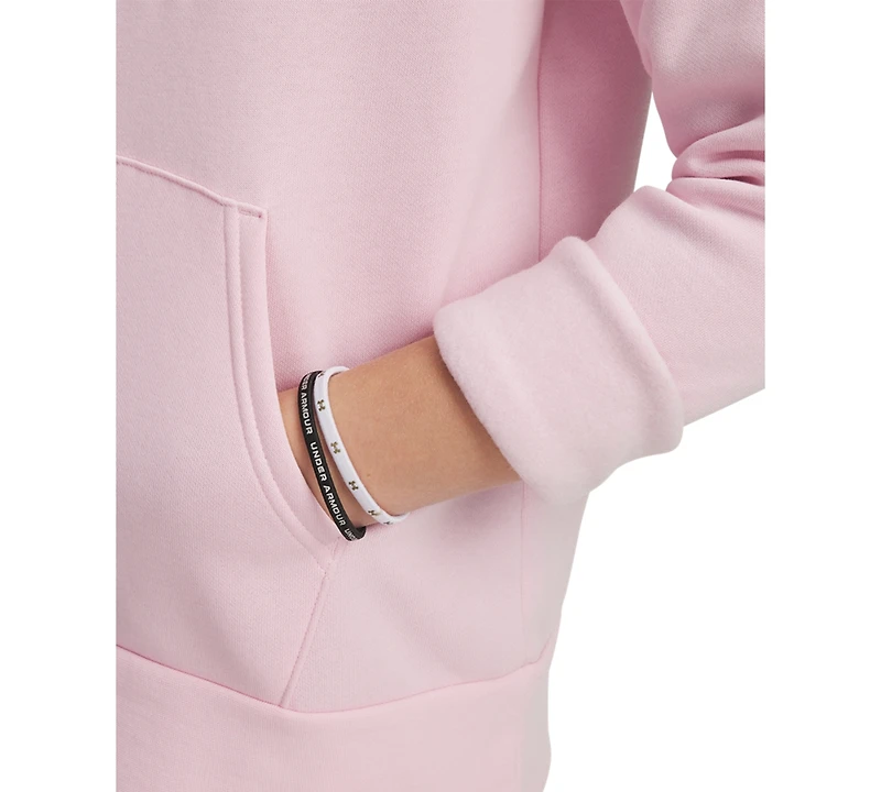 Under Armour Girls 6-16 Rival Long Sleeve Shimmer Hoodie