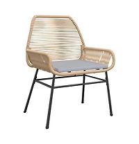 Garden Chair Brown Pe rattan Uv-resistant materials Garden Chair