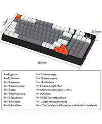 Gaming Keyboard And Mouse Combo, Rgb Lights, Usb Wired Keyboard And Mouse Set, Lightweight And Easy To Use, Mechanical Feeling For PS4 Pc Laptop,Black