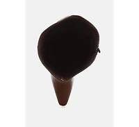 London Rag Skara Faux Leather Calf Boots Women