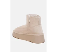 London Rag Chunky Heeled Snow Womens Boot