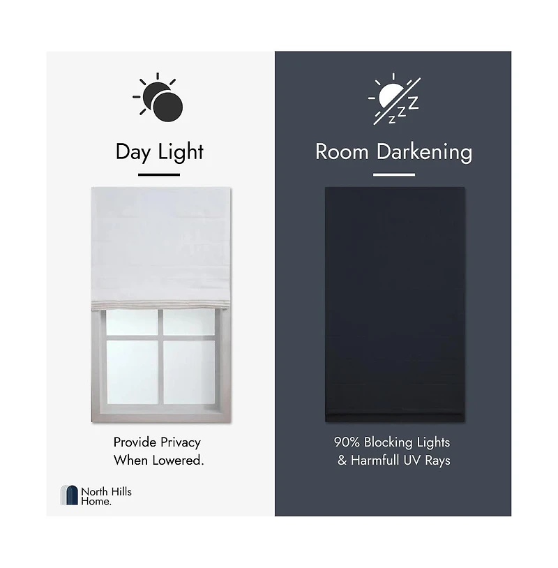 Shadisfy Linen Blend Cordless Roman Blinds