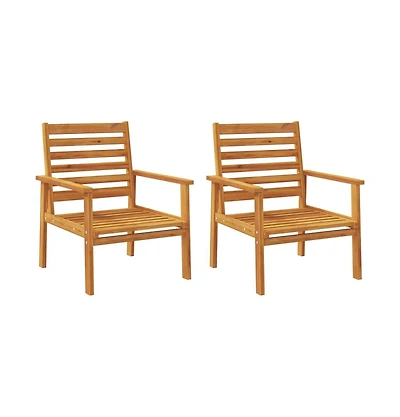 Sofa Chair Natural Wood Solid Acacia Wood Standard Durable
