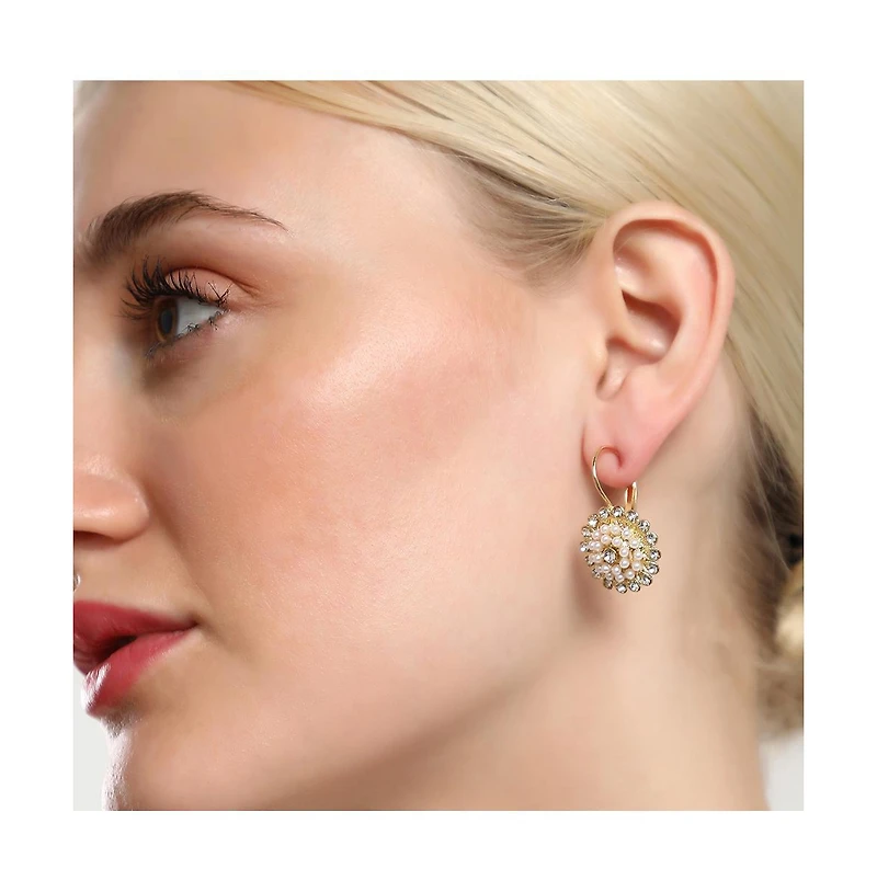 Sohi Women's The Floret Drop Earrings
