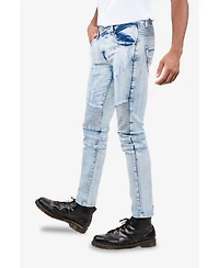 Xray Men's Skinny Fit Stretch Moto Jeans