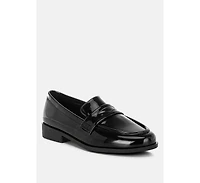 London Rag Mogul Penny Strap Detail Womens Loafer