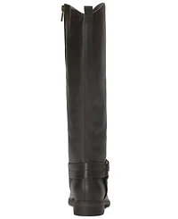 Lucky Brand Women's Hamila Buckle Round Toe Knee High Riding Boots