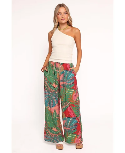Petal and Pup Women's Charly Wide Leg Pant - Calypso Coral