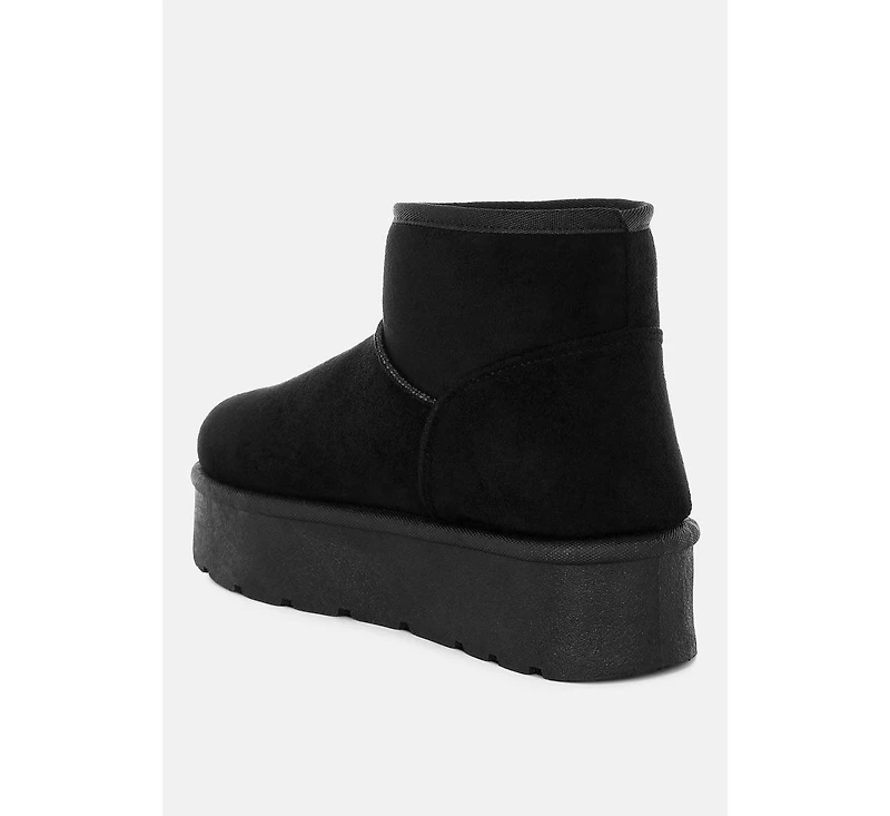 London Rag Derta Soft Microfiber Snow Boots Women