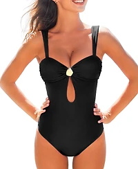 Cupshe Women's Chic One-Piece Swimsuit with Alluring Cutouts