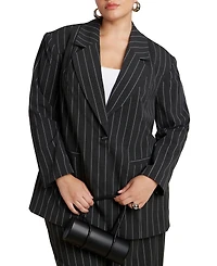 Eloquii Women's Nipped Waist Blazer With Back Adjuster