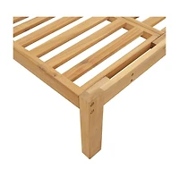 Pallet Middle Sofa Natural Wood Solid Acacia Wood