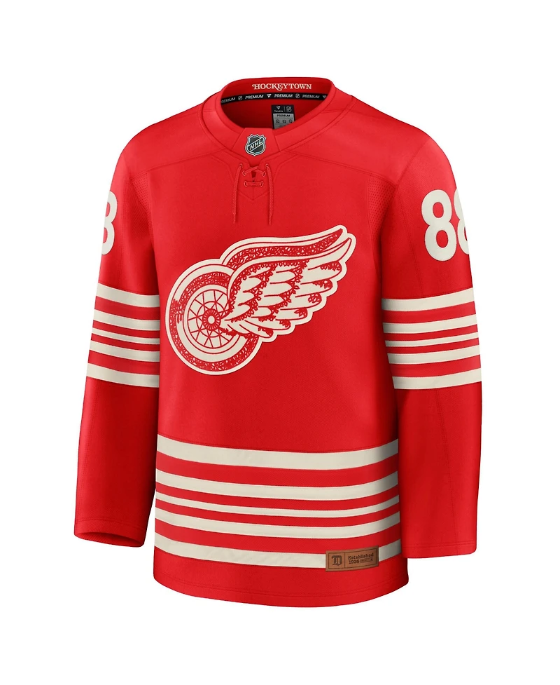 Fanatics Men's Patrick Kane Red Detroit Wings Centennial Premium Jersey