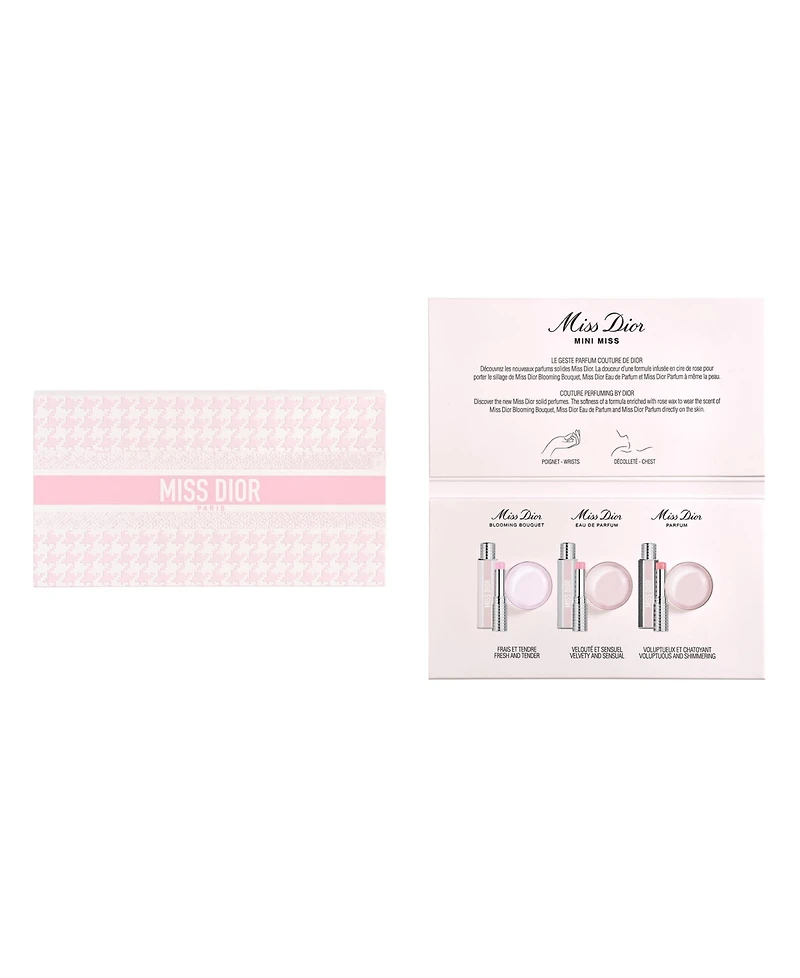 Complimentary Miss Dior Solid Perfume bubble cardi with any Dior Beauty or Fragrance purchase.