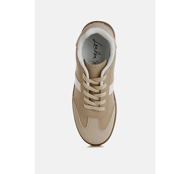 London Rag Crossover Classic Lace-Up Flatform Sneaker Women