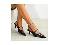 Corrie Slingback Kitten Heels