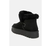 London Rag Linka Pin Buckle Detail Snow Boots Women