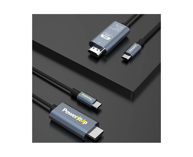 Power It Up Usb-c to Hdmi 4K High Speed Cable
