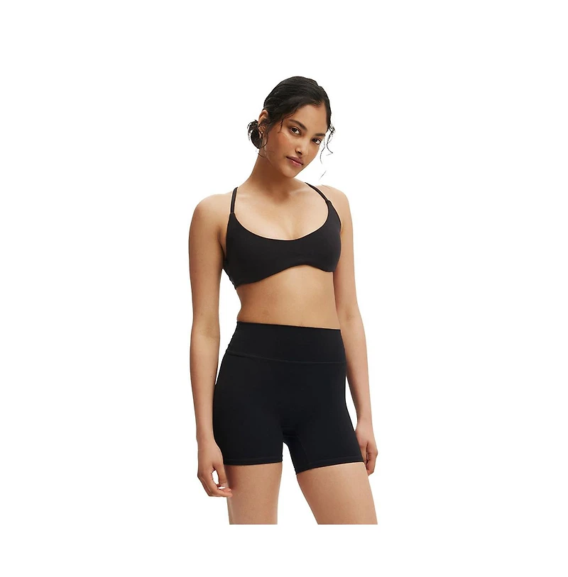 Cotton On Women's Active Ultra Soft Minimal Strappy Crop