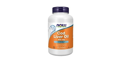 Now Foods Cod Liver Oil ,650 Mg ,250 Softgels