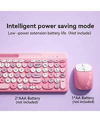 risokeys Retro Wireless Keyboard Mouse Combo