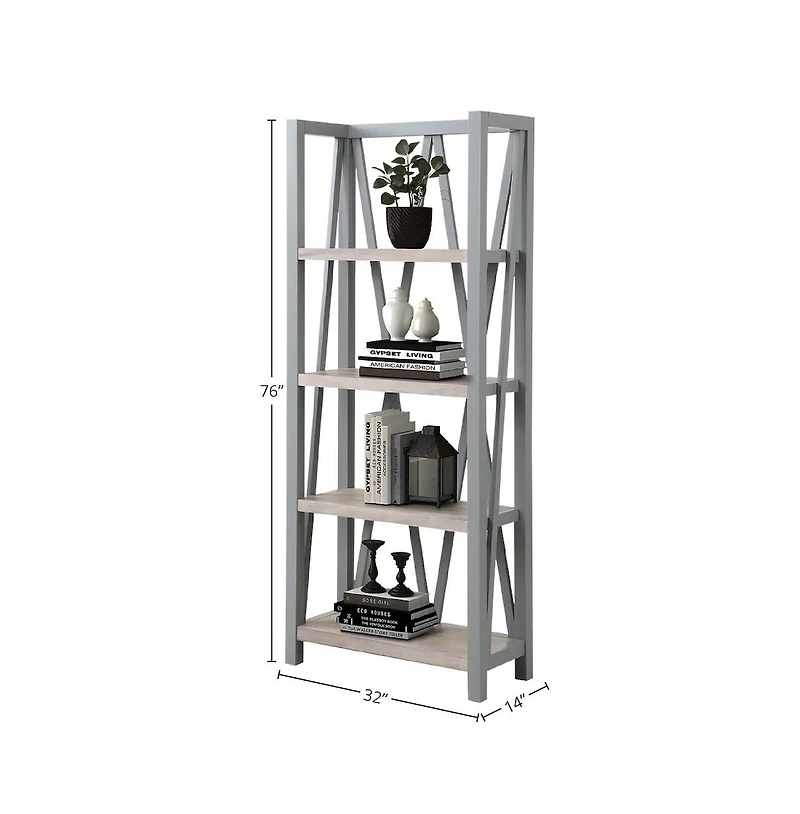 Parker House Furniture Parker House Americana Modern - Dove Etagere Bookcase