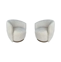 Parker Living Tatum - Sand Dollar Swivel Accent Chair Two Pack
