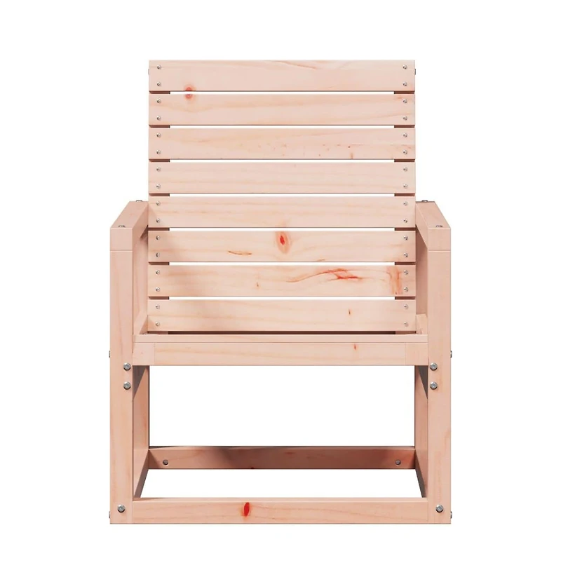 vidaXL Garden Chair Natural Wood Solid Douglas wood Medium Durable