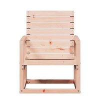vidaXL Garden Chair Natural Wood Solid Douglas wood Medium Durable