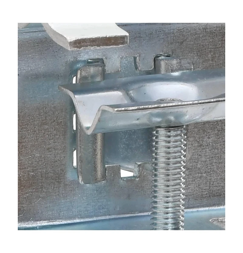 vidaXL Umbrella Clamps for Balcony 2 pcs 1.3" Galvanized Steel