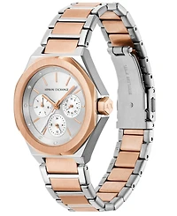 Armani Exchange Women's Multifunction Two-Tone Stainless Steel Watch, 36mm
