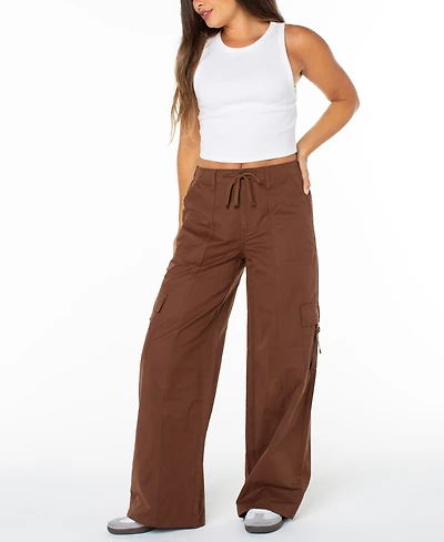 Celebrity Pink Juniors' Drawstring Cargo Utility Pants