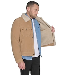 Levi's Men's Corduroy Trucker with Sherpa Collar Jacket
