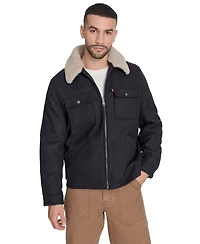 Levi's Men's Wool Blend Depot Sherpa Collar Jacket
