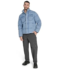 Levi's Men's Denim Quilted Puffer Jacket