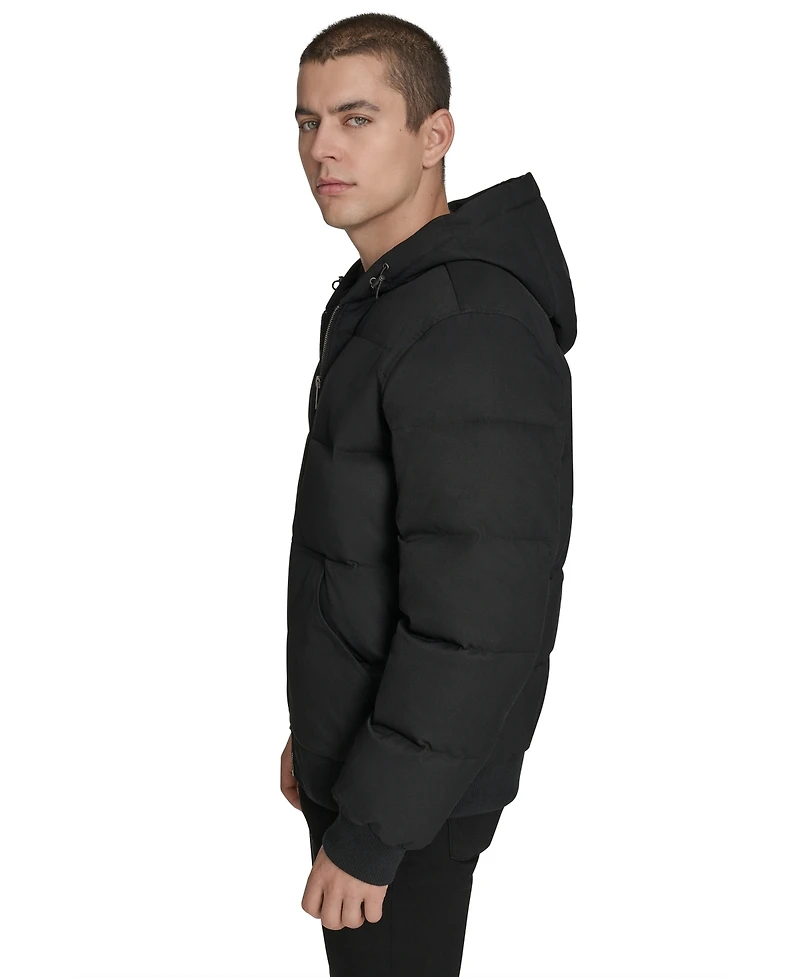 Levi's Men's Quilted Bomber with Hood Jacket
