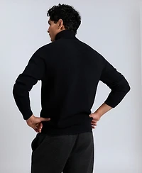 Kenneth Cole Men's Fold Over Turtleneck Sweater