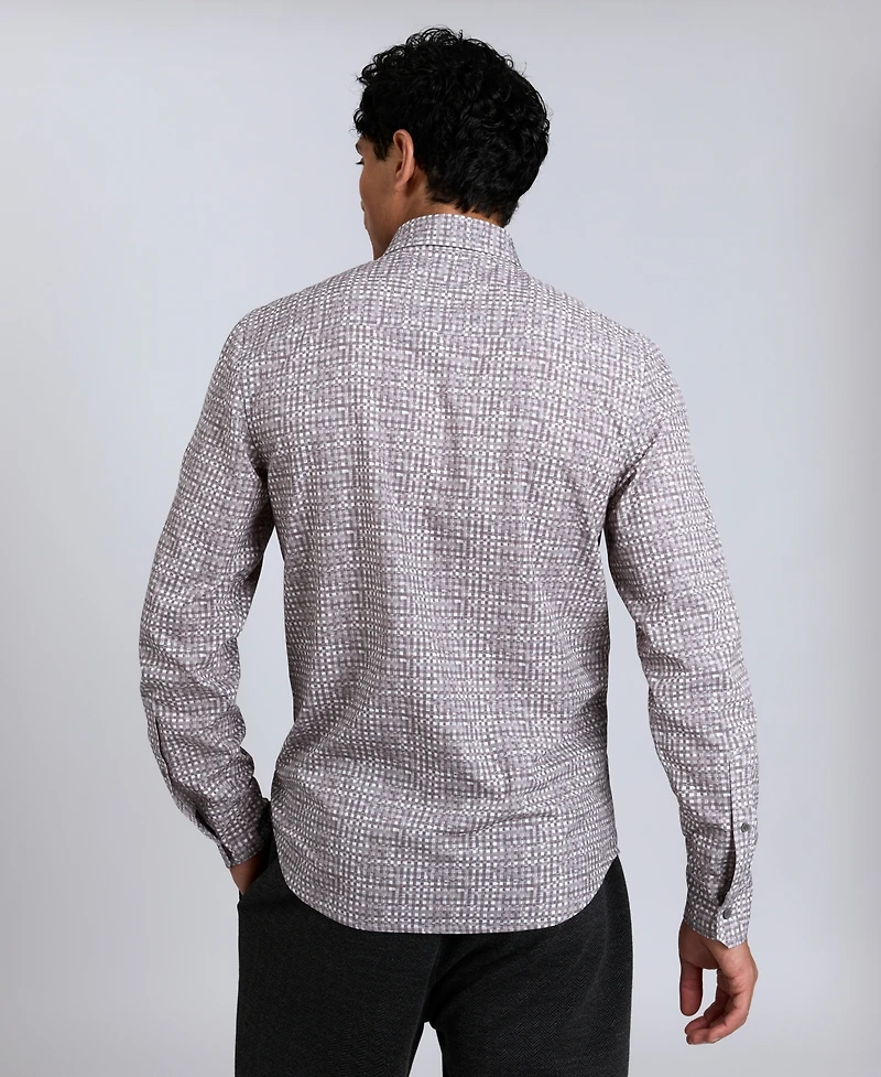Kenneth Cole Men's Slim Fit Performance Shirt