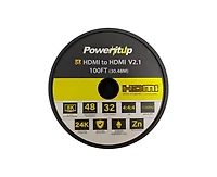 Power It Up 100 ft. 8K Hdmi 2.1 Ultra High Speed Active Optical Cable (2-Pack)