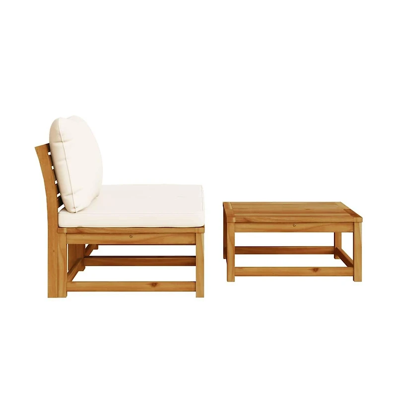 Garden Lounge Set Cream white