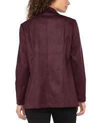 Liverpool Los Angeles Women's Notch Collar Boyfriend Blazer