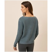 Pact Women's Luxe Knit Boatneck Sweater