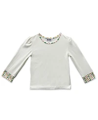 Blueberi Boulevard Girls 2T-6X 3- Piece Applique Jumper, Top and Crossbody Set