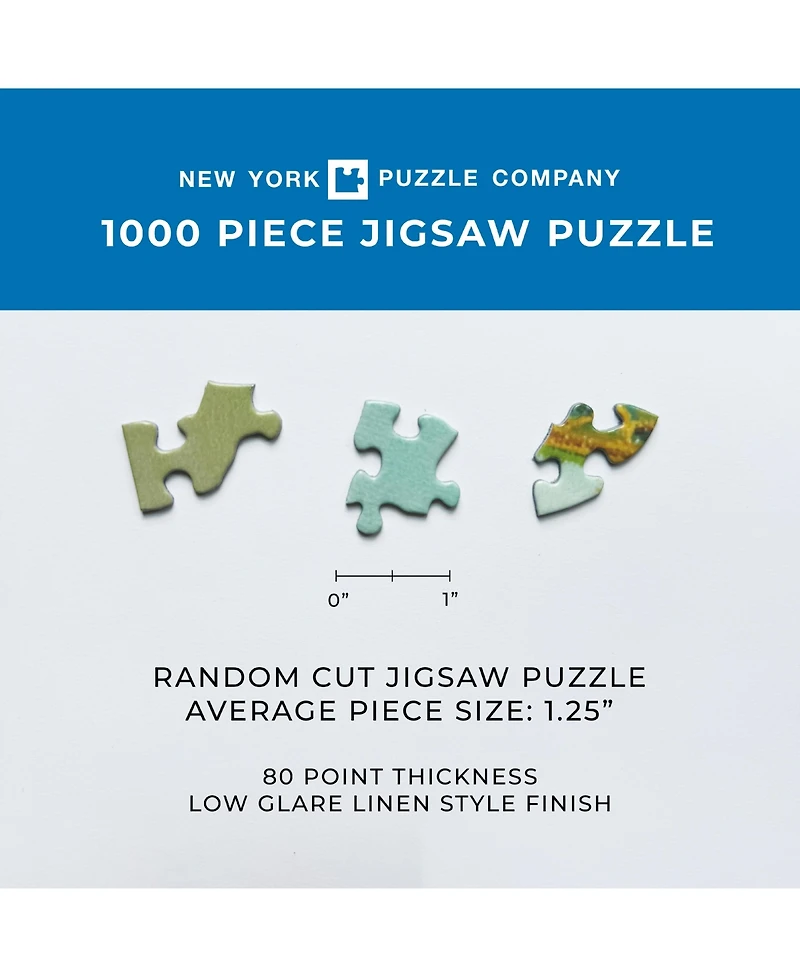 New York Puzzle Company Unboxing Christmas 1000 Piece Puzzle